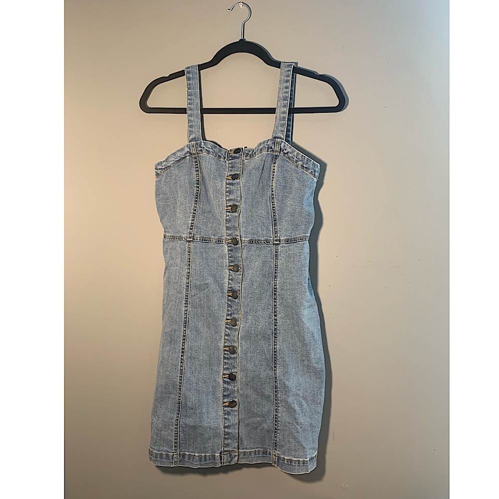 Aeropostale Buttondown Jean Dress